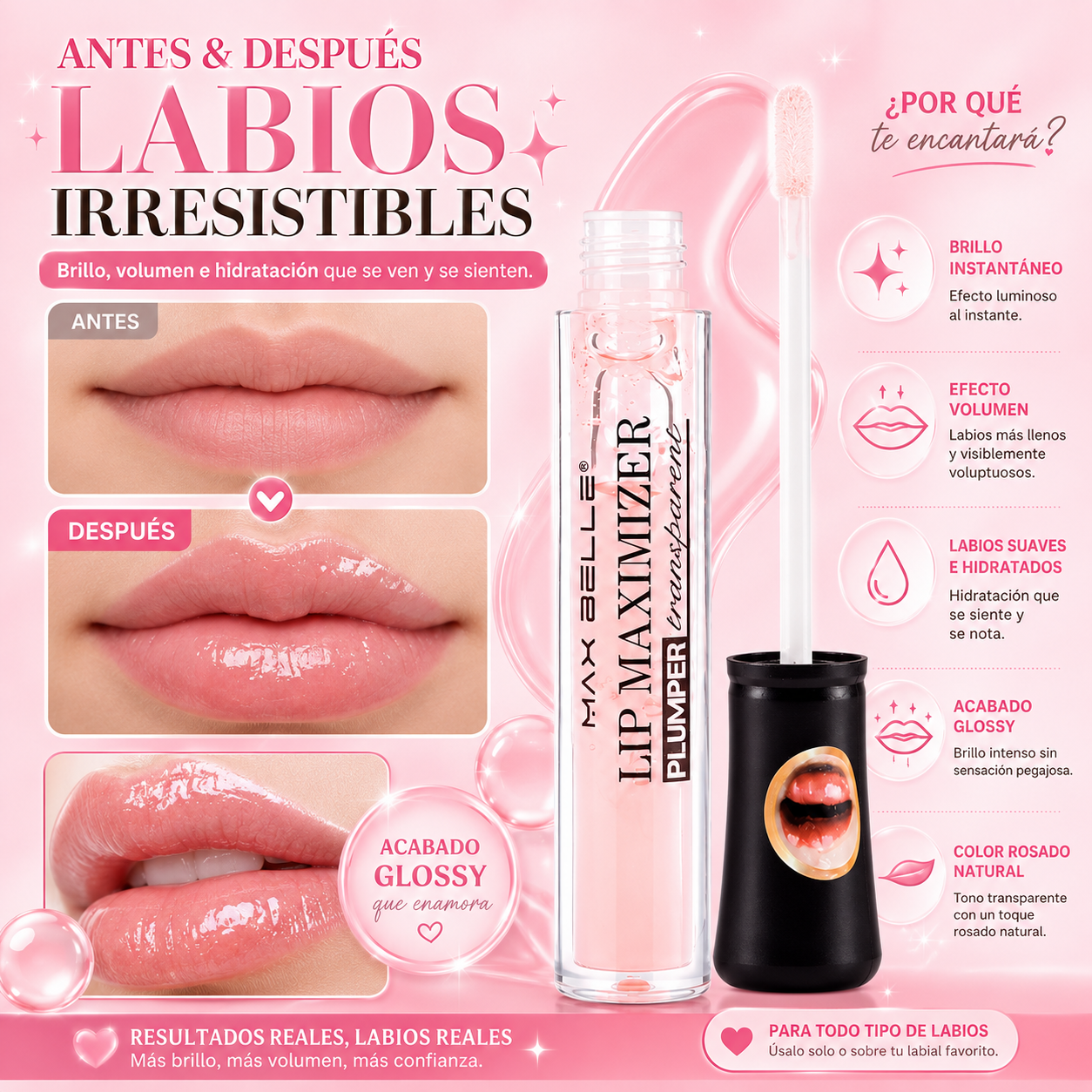 Gloss Voluminizador de Labios