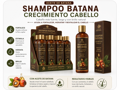 Shampoo Batana Crecimiento Cabello