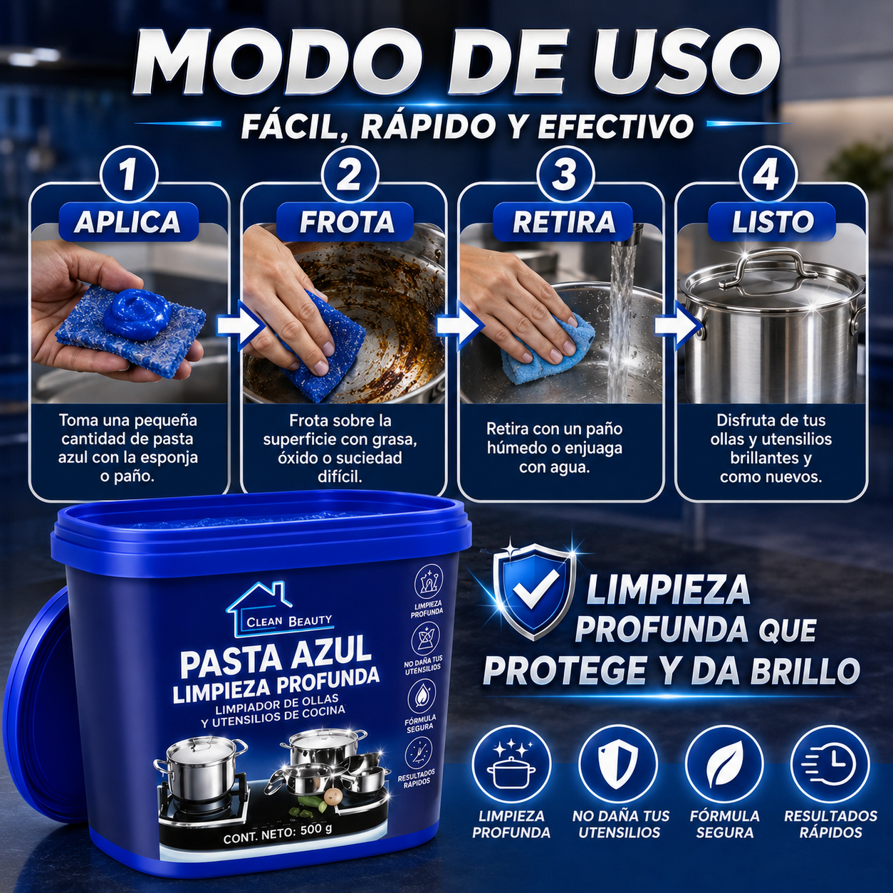 PASTA DESENGRASANTE PARA OLLAS