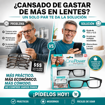 Lentes One Power – Visión Clara y Cómoda